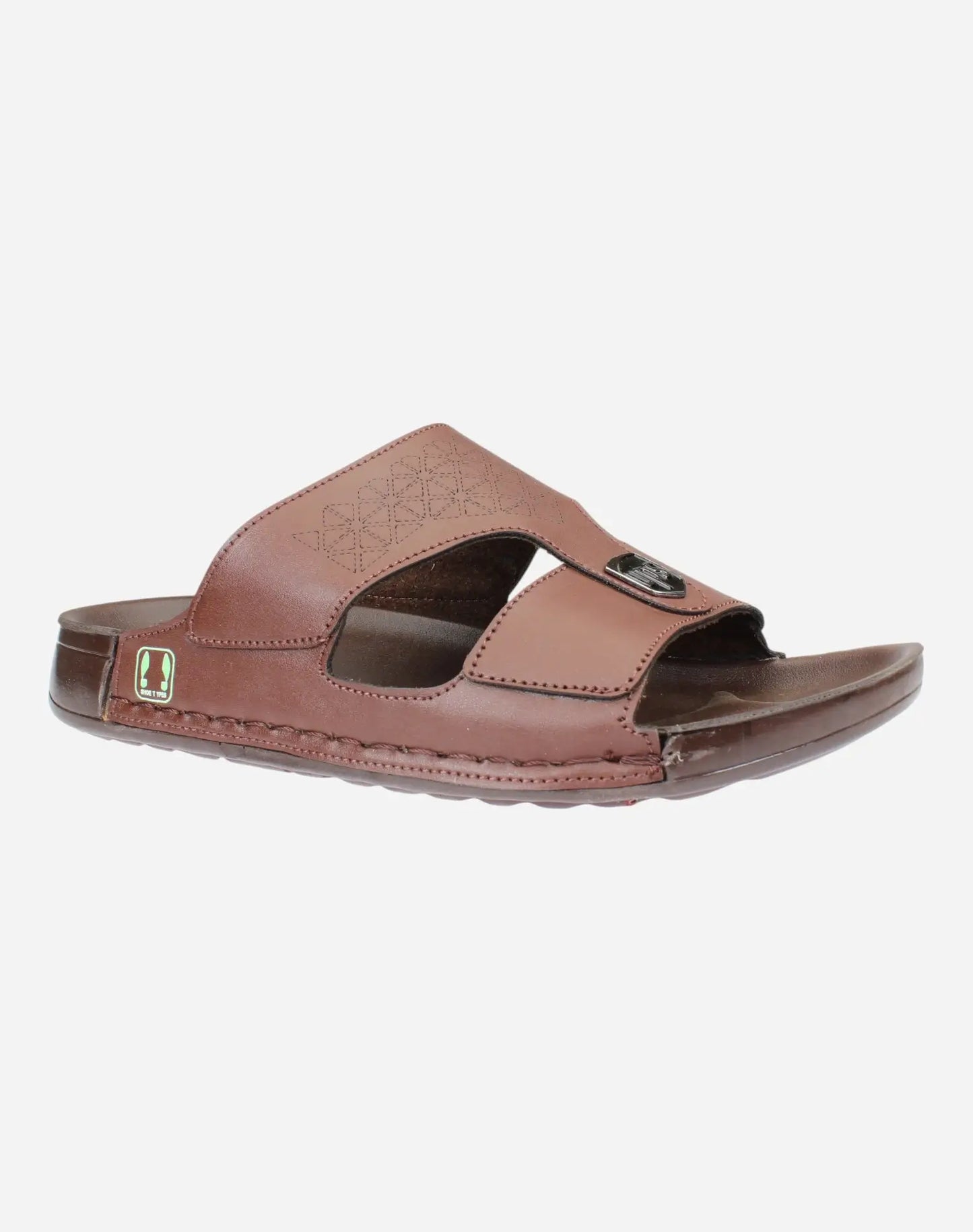 Gulf-slippers-with-laser-engraving-brown-color-Image