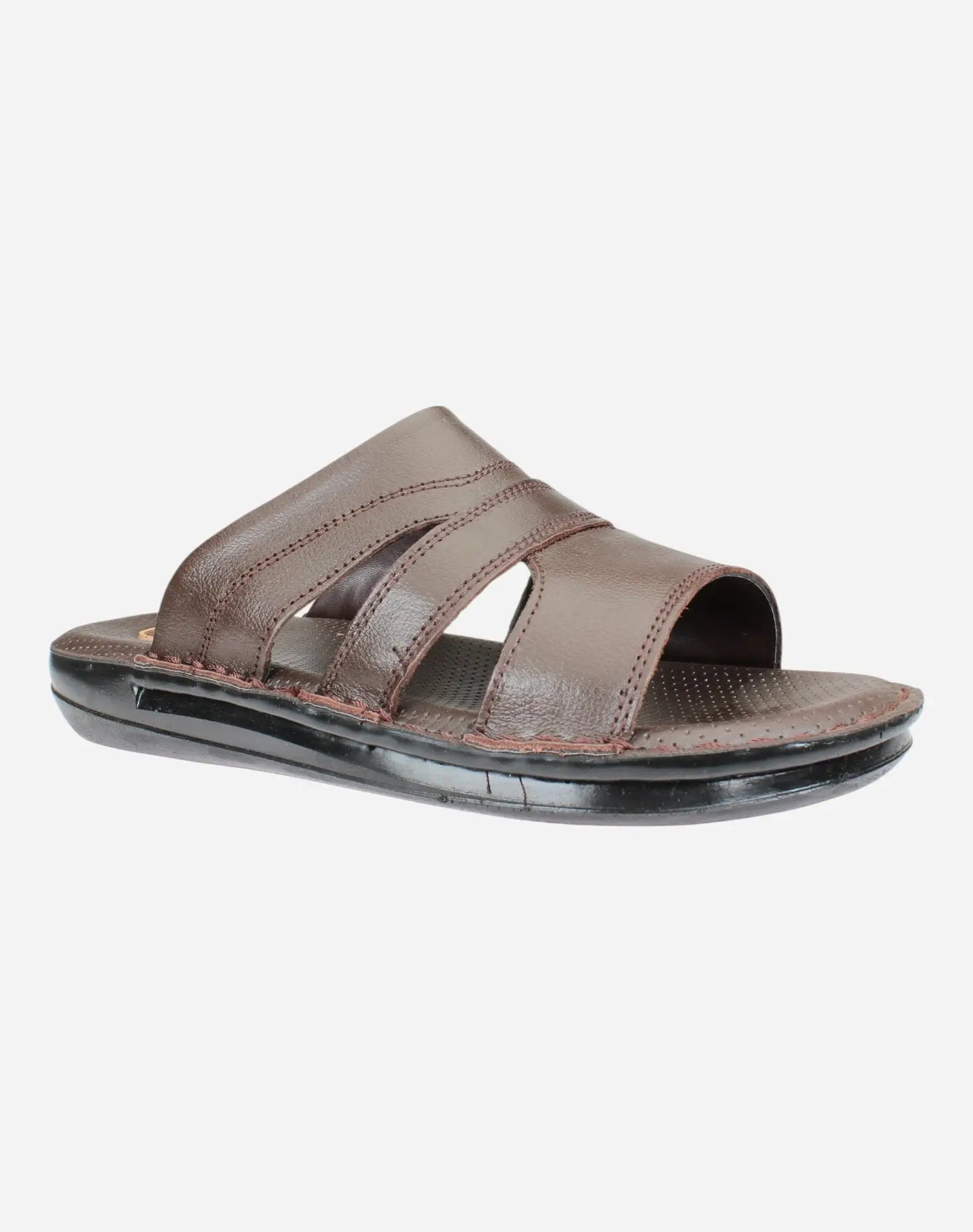Men-Stylish-Medical-Slippers-Brown-Image