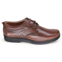 حذاء رجالي رسمي برباط - Color Brown - Side View