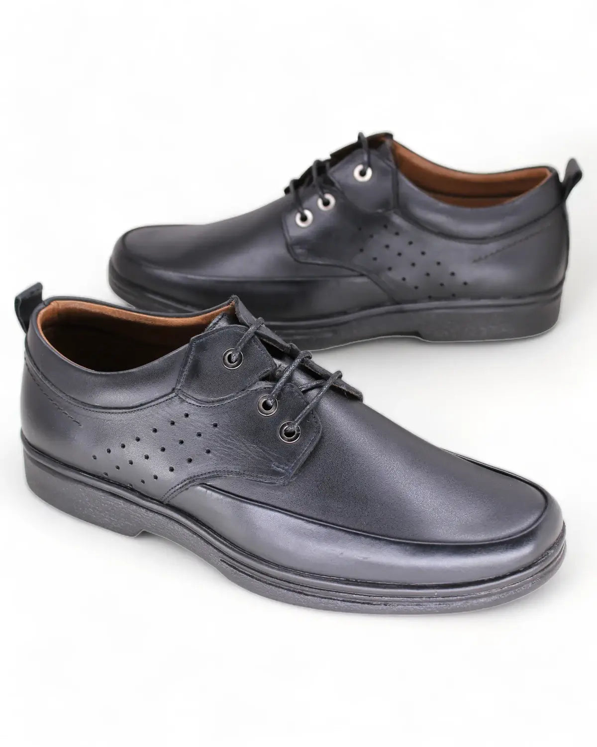 حذاء رجالي رسمي برباط لون أسود - Color Black