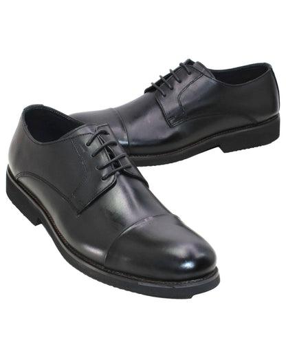 حذاء رجالي رسمي موديل كلاسيكي برباط Color Black