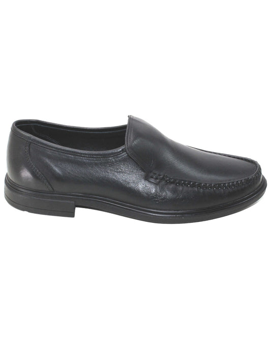 حذاء رسمي إيطالي باللون الأسود صورة جانبية