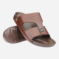 Gulf-slippers-with-laser-engraving-brown-color-Image-of-the-sole