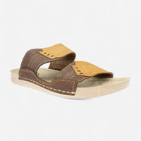 Luxury-Medical-Suede-Slipper-Camel-color-Image