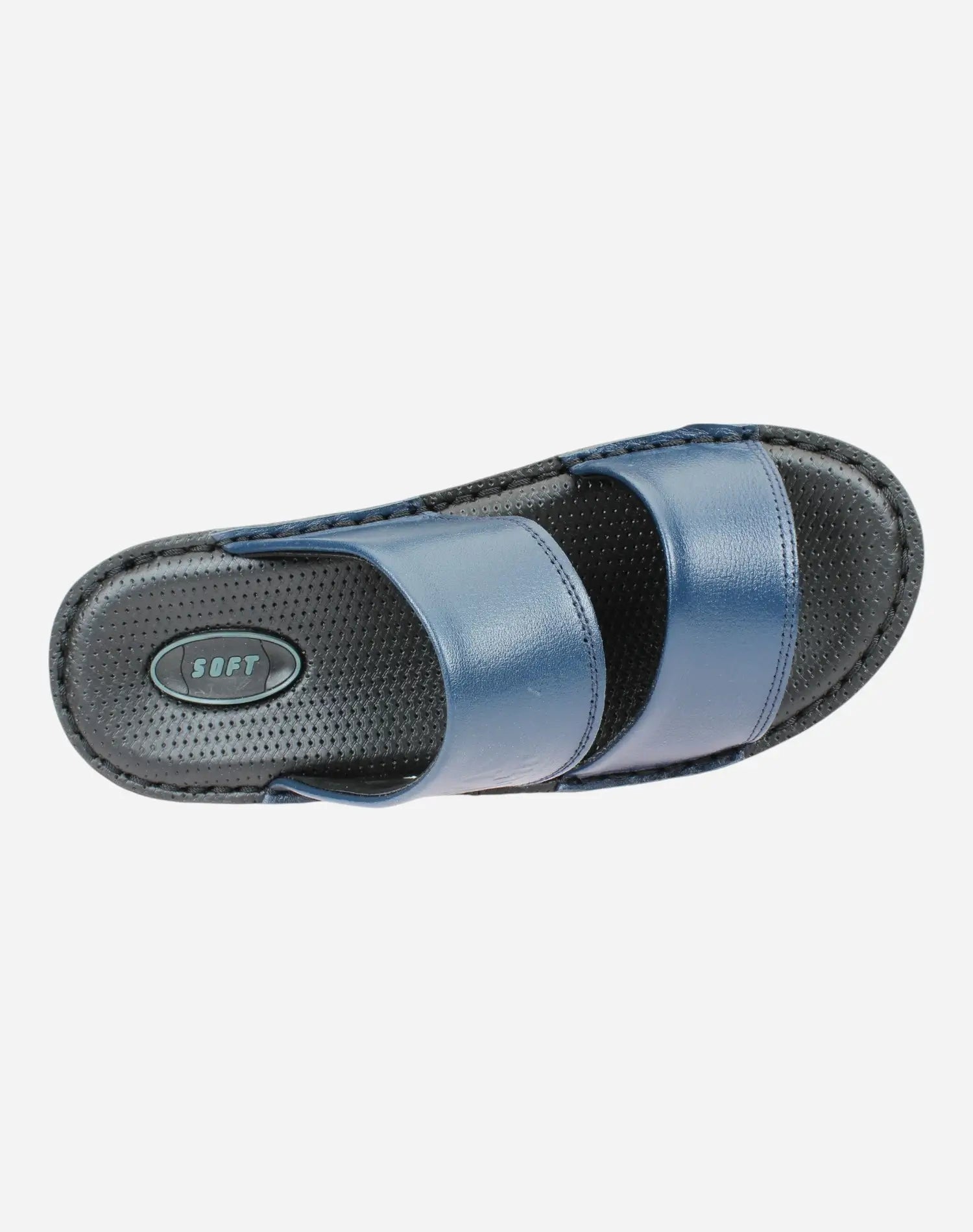 Men-Comfortable-Medical-Slipper-Navy-Image-from-Top