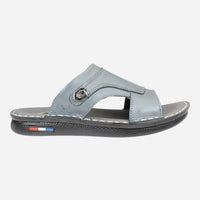 Men-Genuine-Leather-Slippers-grey-color-Image-from-the-right-side