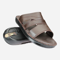 Men-Stylish-Medical-Slippers-Brown-Image-of-the-sole