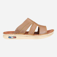 Men-Stylish-Medical-Slippers-honey-color-Image-from-the-right-side