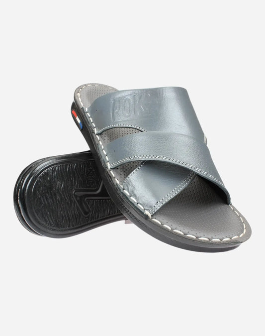 Men's-Casual-Comfortable-Slippers-Grey-Image-of-the-sole
