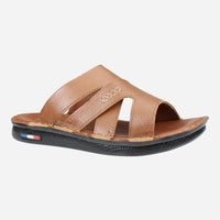 Practical-and-comfortable-mens-slippers-camel-color-Image