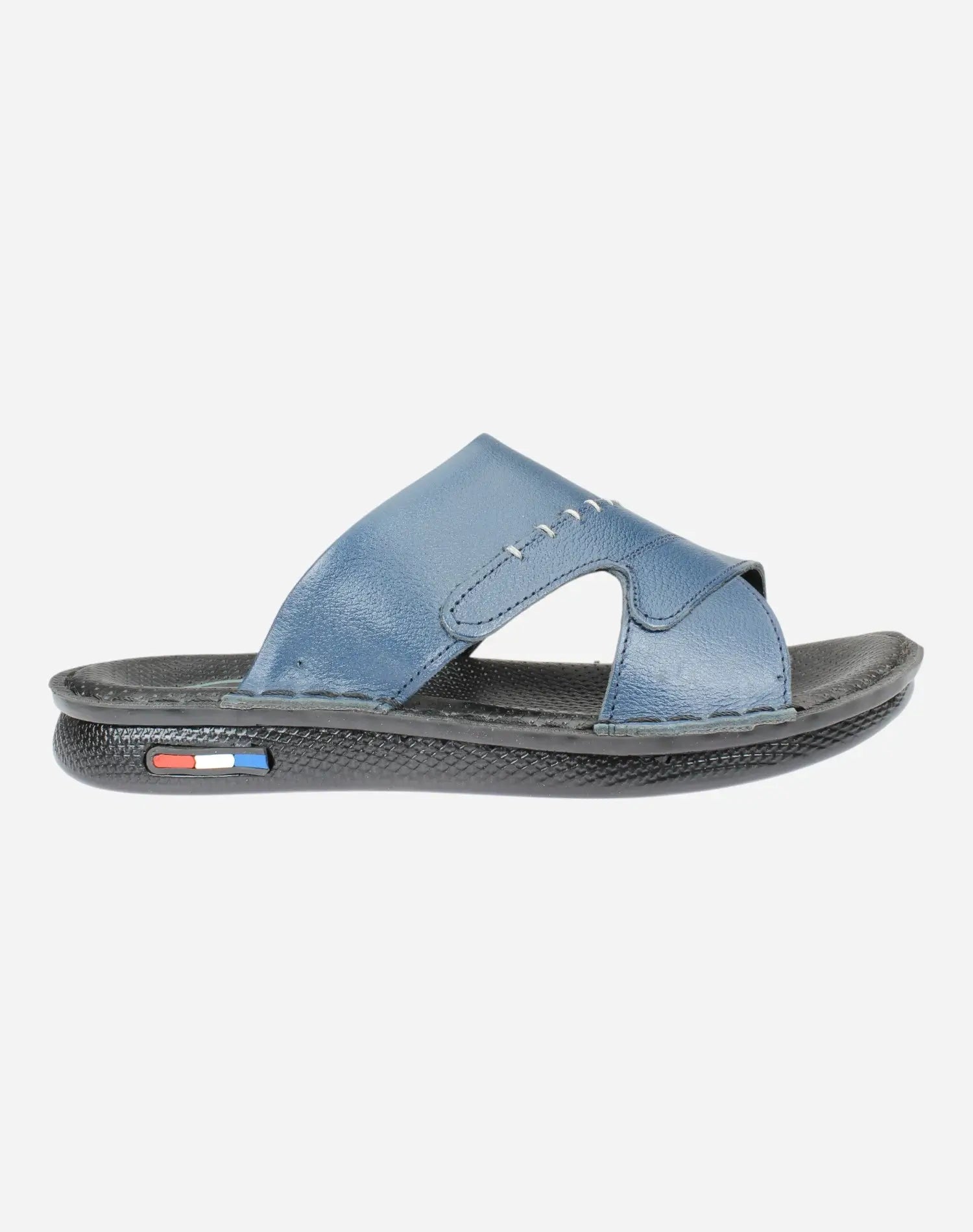 Practical-and-medical-slippers-navy-color-Image-from-the-right-side
