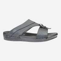 laser-cut-Gulf-slipper-Black-color-Image-from-the-right-side