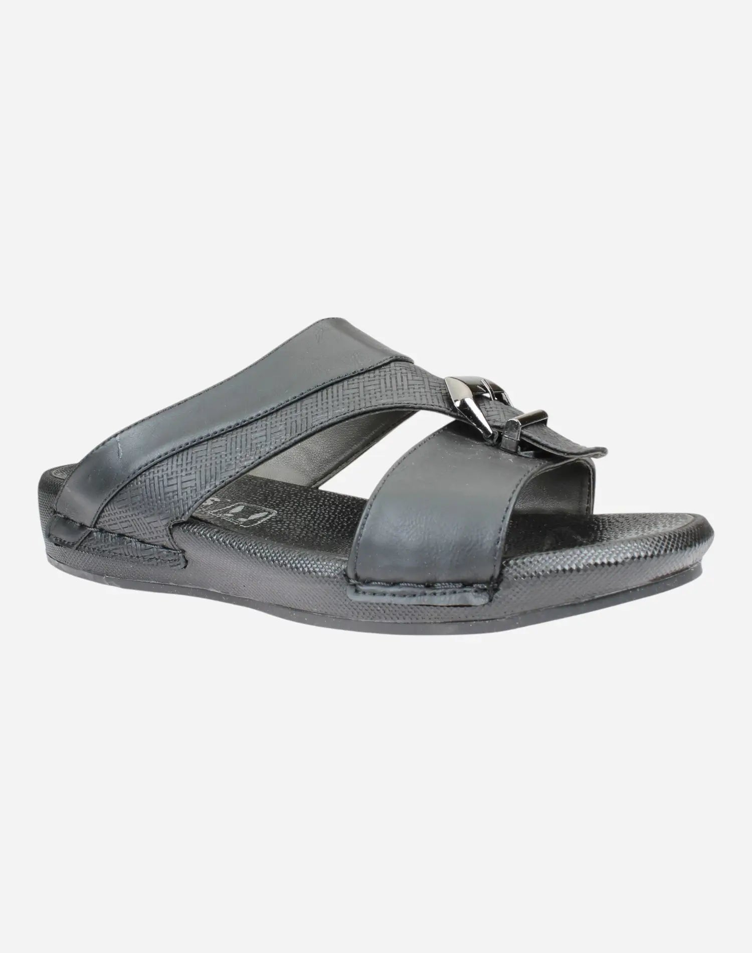 laser-cut-Gulf-slipper-Black-color-Image